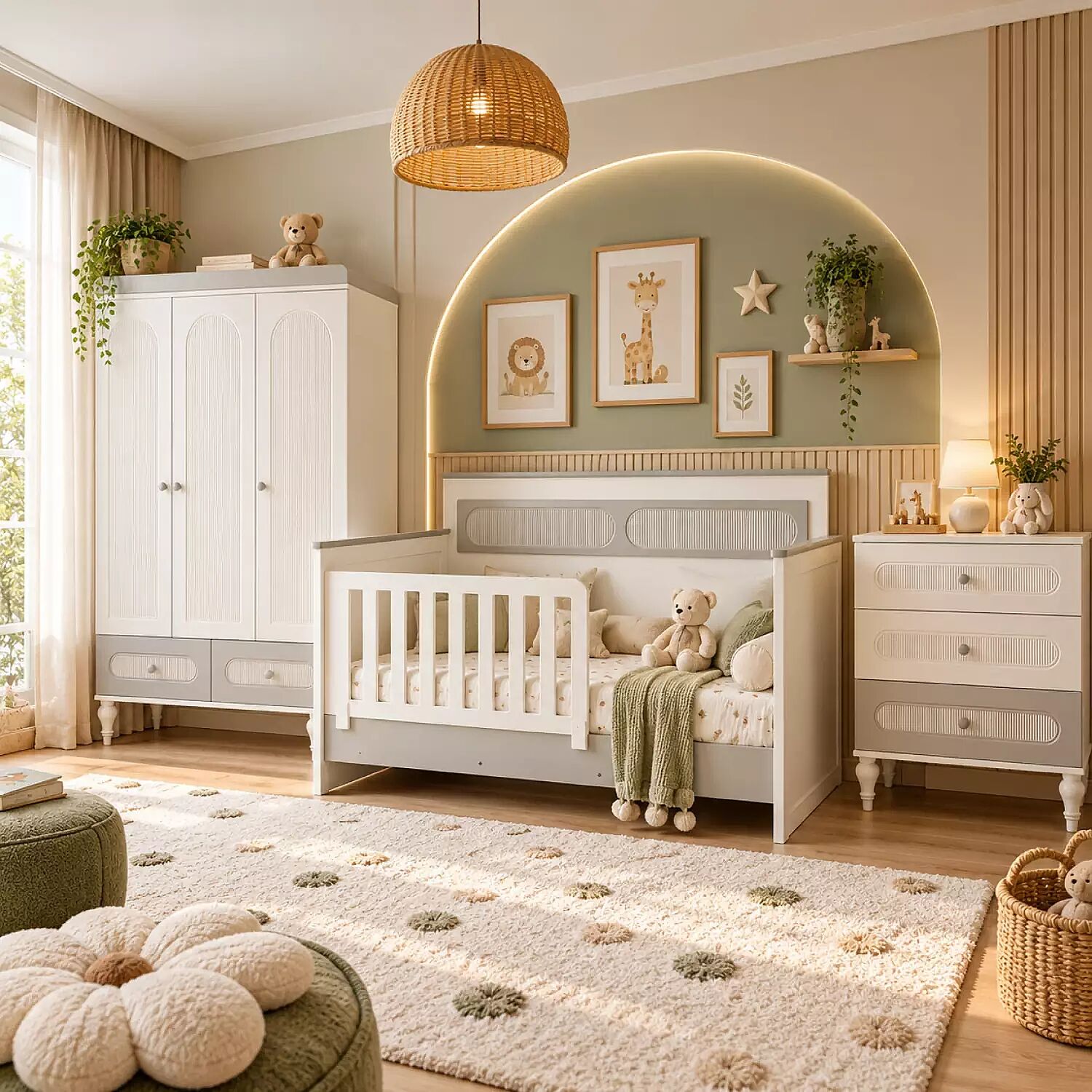 Kanz Monaco Bebek Odası Takımı