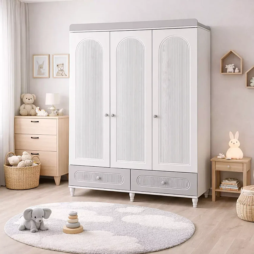 Kanz Monaco Dolap 3 Kapılı - 1