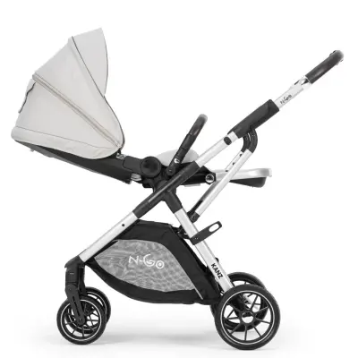 Kanz N-Go Çift Yönlü Tek Elle Katlanabilen Travel Sistem Bebek Arabası Bej - 15