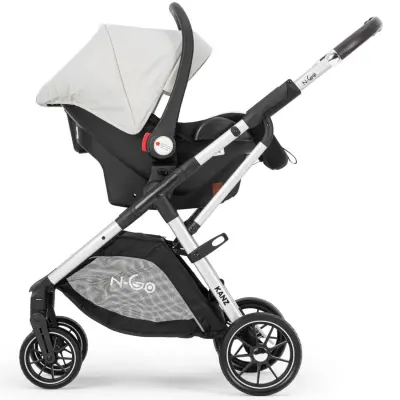 Kanz N-Go Çift Yönlü Tek Elle Katlanabilen Travel Sistem Bebek Arabası Bej - 22