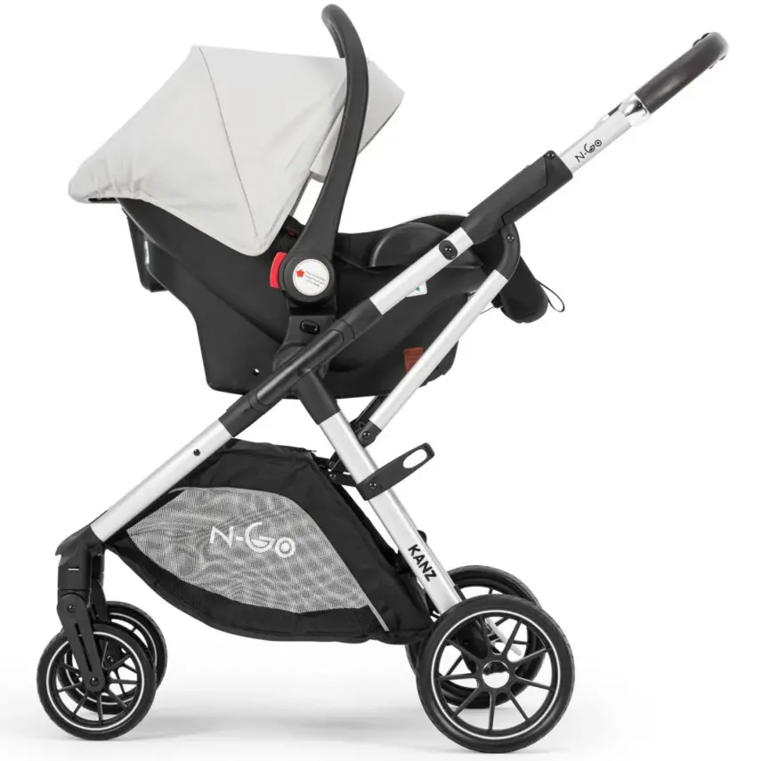 Kanz N-Go Çift Yönlü Tek Elle Katlanabilen Travel Sistem Bebek Arabası Bej - 22