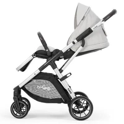 Kanz N-Go Çift Yönlü Tek Elle Katlanabilen Travel Sistem Bebek Arabası Bej - 18