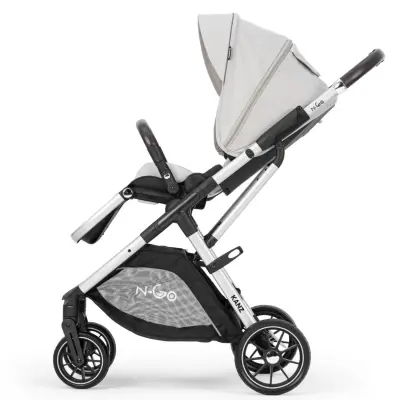 Kanz N-Go Çift Yönlü Tek Elle Katlanabilen Travel Sistem Bebek Arabası Bej - 10