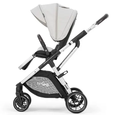Kanz N-Go Çift Yönlü Tek Elle Katlanabilen Travel Sistem Bebek Arabası Bej - 7