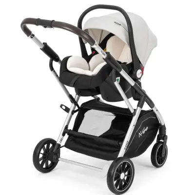Kanz N-Go Çift Yönlü Tek Elle Katlanabilen Travel Sistem Bebek Arabası Bej - 5