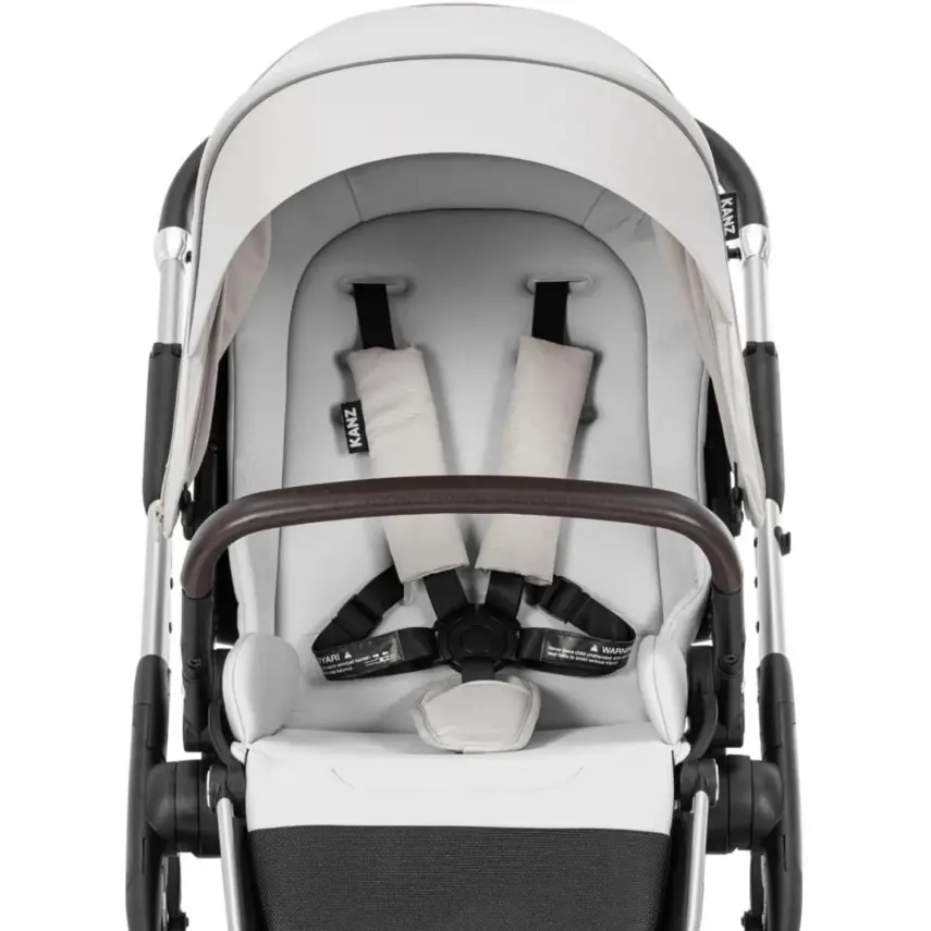 Kanz N-Go Çift Yönlü Tek Elle Katlanabilen Travel Sistem Bebek Arabası Bej - 20