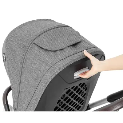 Kanz N-Go Çift Yönlü Tek Elle Katlanabilen Travel Sistem Bebek Arabası Gri - 16