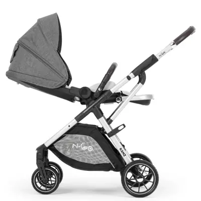 Kanz N-Go Çift Yönlü Tek Elle Katlanabilen Travel Sistem Bebek Arabası Gri - 17