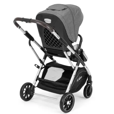 Kanz N-Go Çift Yönlü Tek Elle Katlanabilen Travel Sistem Bebek Arabası Gri - 4