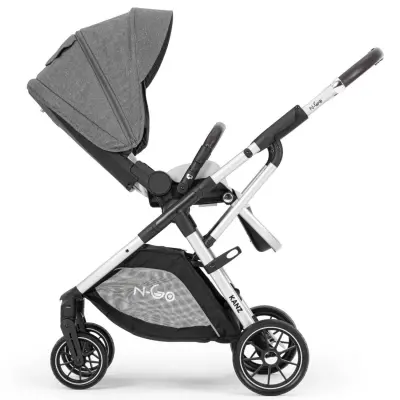 Kanz N-Go Çift Yönlü Tek Elle Katlanabilen Travel Sistem Bebek Arabası Gri - 13