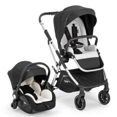 Kanz N-Go Çift Yönlü Tek Elle Katlanabilen  Travel Sistem Bebek Arabası Siyah