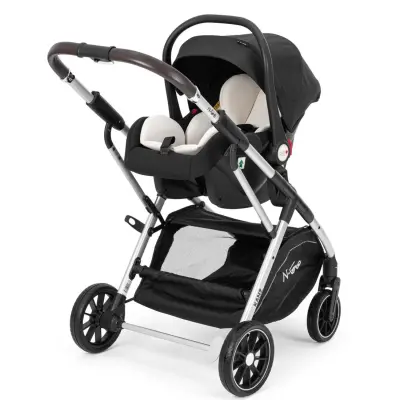 Kanz N-Go Çift Yönlü Tek Elle Katlanabilen  Travel Sistem Bebek Arabası Siyah - 3