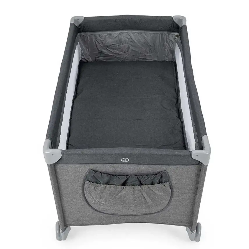 Kanz Pretty Plus Anne Yanı Park Yatak 70X120 Cm Füme - 13