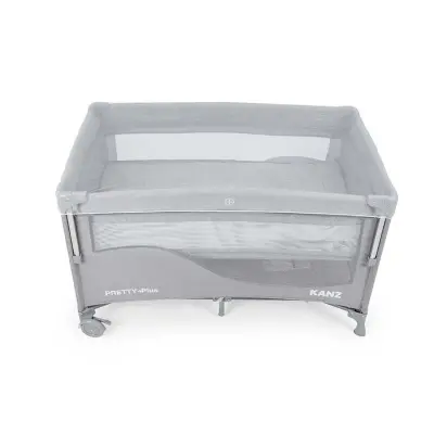 Kanz Pretty Plus Anne Yanı Park Yatak 70X120 Cm Gri - 9