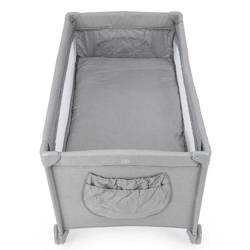 Kanz Pretty Plus Anne Yanı Park Yatak 70X120 Cm Gri - 12