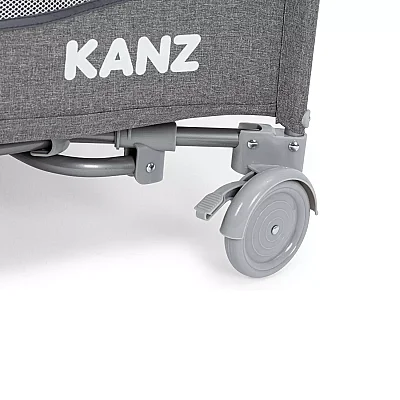 Kanz Siesta Plus Dönenceli Anne Yanı Oyun Parkı 70x120 cm Gri - 6