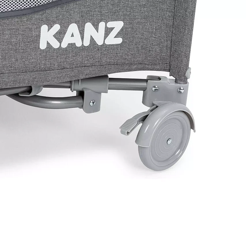Kanz Siesta Plus Dönenceli Anne Yanı Oyun Parkı 70x120 cm Gri - 6
