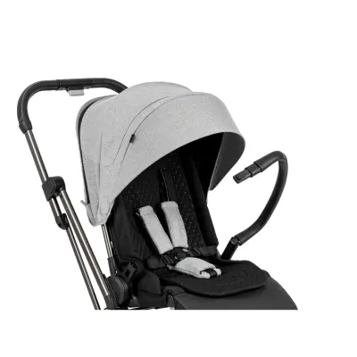 Kanz Smart Çift Yönlü Tek Elle Kapanır Kompakt Travel Sistem Bebek Arabası Gri - 18
