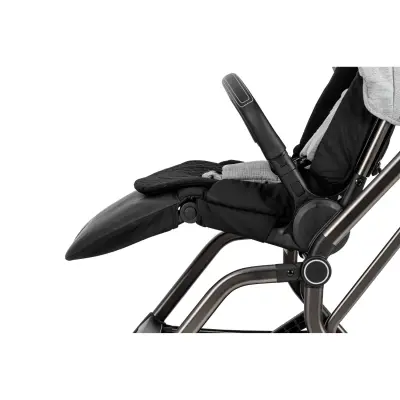 Kanz Smart Çift Yönlü Tek Elle Kapanır Kompakt Travel Sistem Bebek Arabası Gri - 30