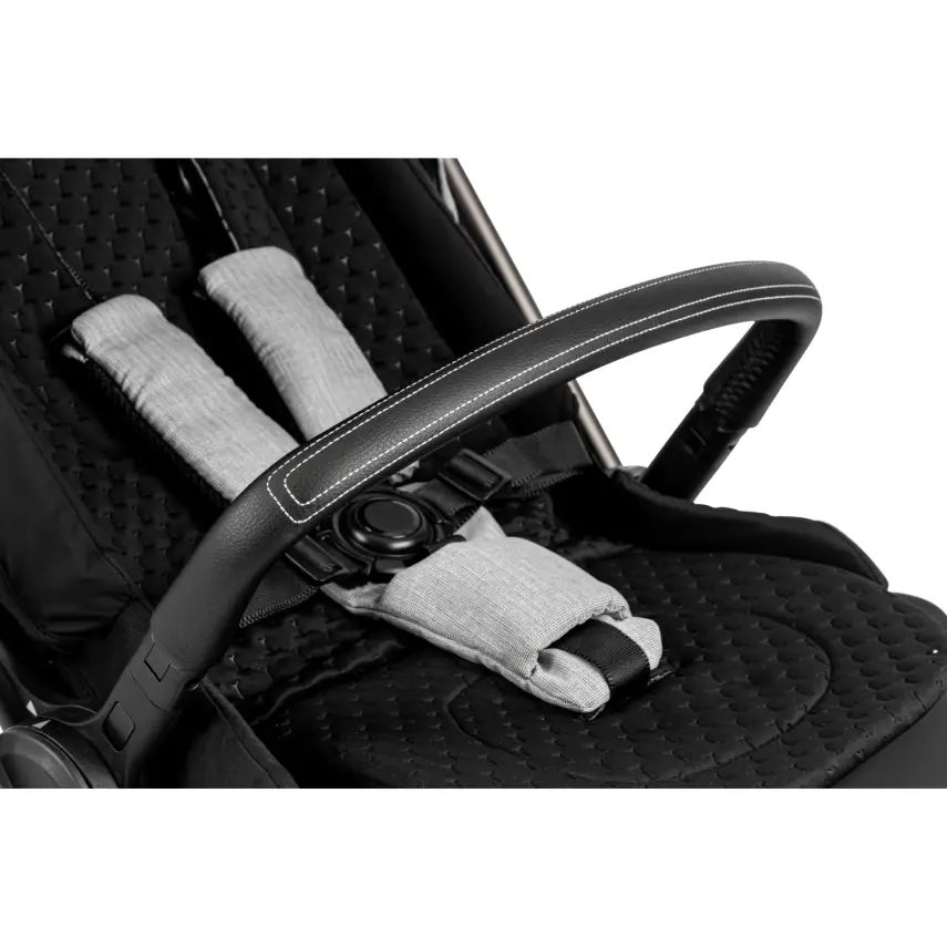 Kanz Smart Çift Yönlü Tek Elle Kapanır Kompakt Travel Sistem Bebek Arabası Gri - 34