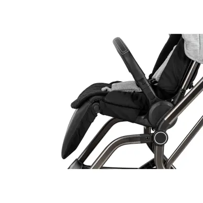 Kanz Smart Çift Yönlü Tek Elle Kapanır Kompakt Travel Sistem Bebek Arabası Gri - 38