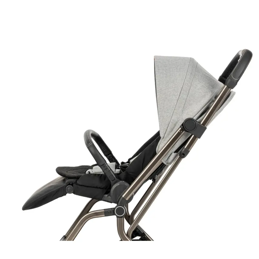 Kanz Smart Çift Yönlü Tek Elle Kapanır Kompakt Travel Sistem Bebek Arabası Gri - 33