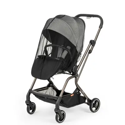 Kanz Smart Çift Yönlü Tek Elle Kapanır Kompakt Travel Sistem Bebek Arabası Gri - 39