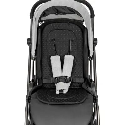 Kanz Smart Çift Yönlü Tek Elle Kapanır Kompakt Travel Sistem Bebek Arabası Gri - 36