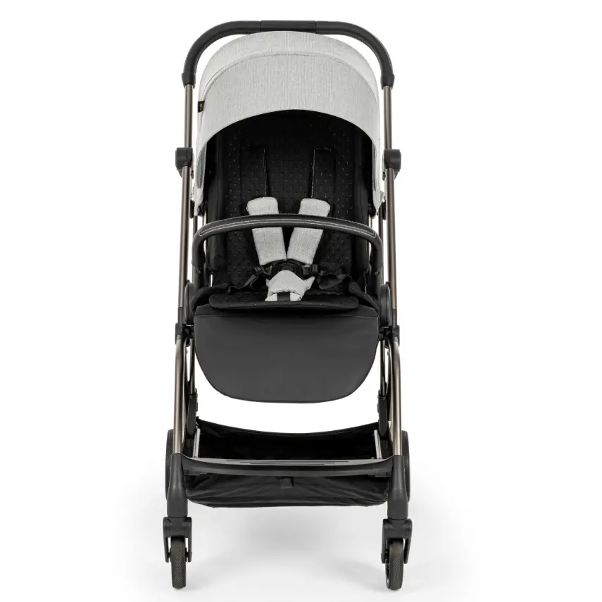 Kanz Smart Çift Yönlü Tek Elle Kapanır Kompakt Travel Sistem Bebek Arabası Gri - 17