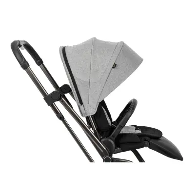 Kanz Smart Çift Yönlü Tek Elle Kapanır Kompakt Travel Sistem Bebek Arabası Gri - 37