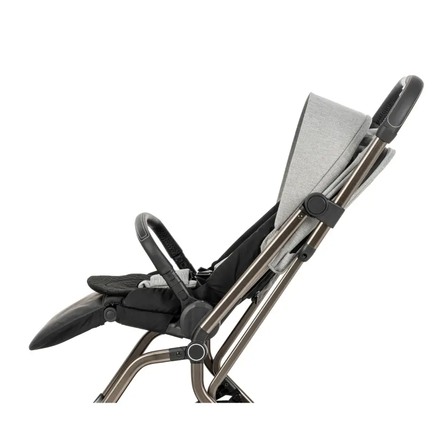 Kanz Smart Çift Yönlü Tek Elle Kapanır Kompakt Travel Sistem Bebek Arabası Gri - 23