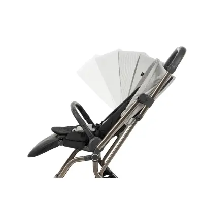 Kanz Smart Çift Yönlü Tek Elle Kapanır Kompakt Travel Sistem Bebek Arabası Gri - 16