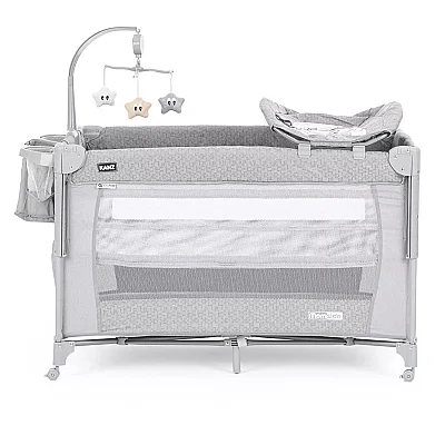 Kanz Momside Anne Yanı Oyun Parkı 70x110 cm Moonlight Grey 