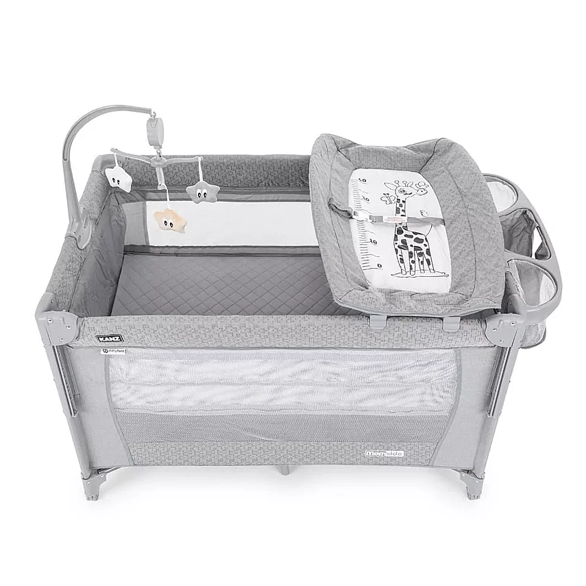 Kanz Momside Anne Yanı Oyun Parkı 70x110 cm Moonlight Grey - 8
