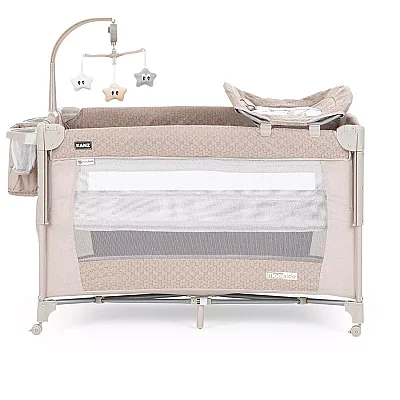 Kanz Momside Anne Yanı Oyun Parkı 70x110 cm Sand Stone Beige