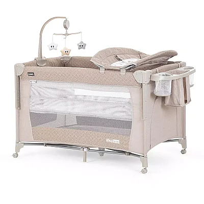 Kanz Momside Anne Yanı Oyun Parkı 70x110 cm Sand Stone Beige (1)