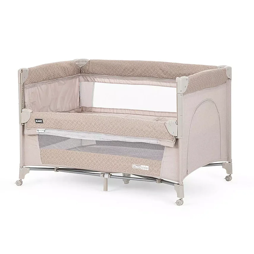 Kanz Momside Anne Yanı Oyun Parkı 70x110 cm Sand Stone Beige - 3