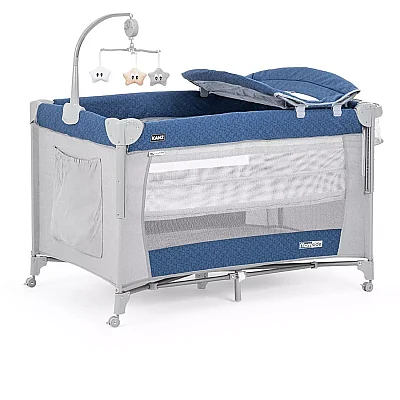 Kanz Momside Anne Yanı Oyun Parkı 70x110 cm Ocean Blue - 5