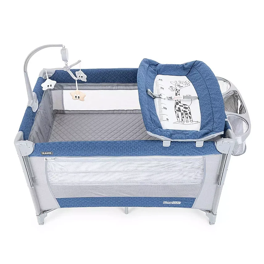 Kanz Momside Anne Yanı Oyun Parkı 70x110 cm Ocean Blue - 12