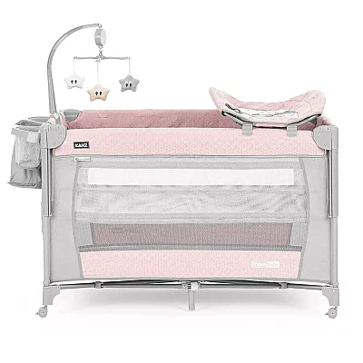 Kanz Momside Anne Yanı Oyun Parkı 70x110 cm Rose Dust Pink