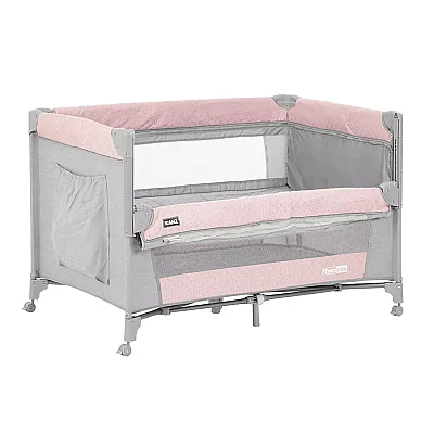 Kanz Momside Anne Yanı Oyun Parkı 70x110 cm Rose Dust Pink - 9