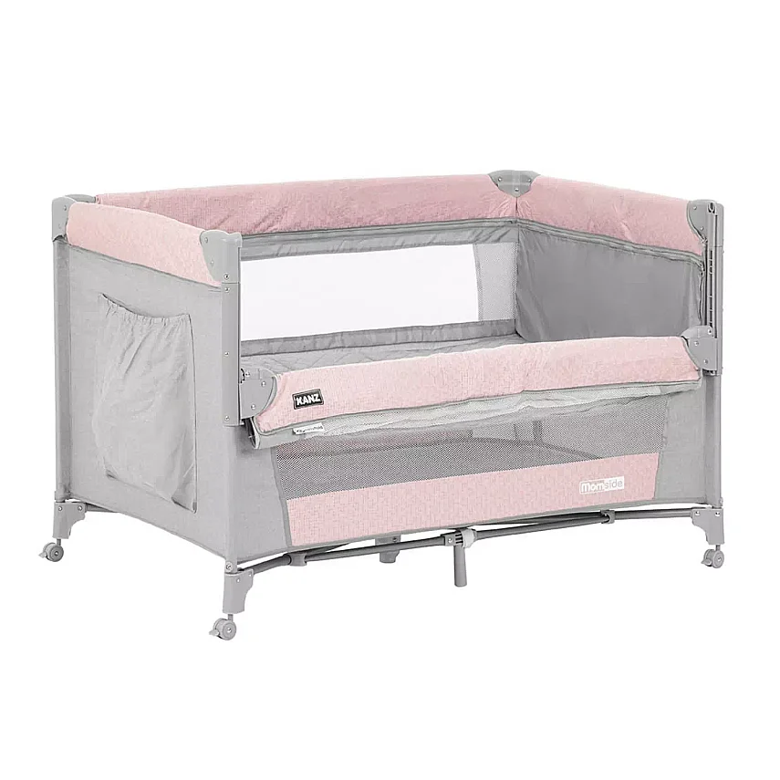 Kanz Momside Anne Yanı Oyun Parkı 70x110 cm Rose Dust Pink - 9
