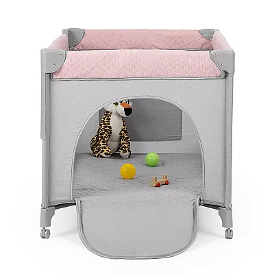 Kanz Momside Anne Yanı Oyun Parkı 70x110 cm Rose Dust Pink - 10
