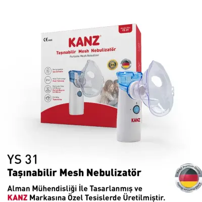 Kanz Taşınabilir Mesh Nebulizatör Şarjlı - 12