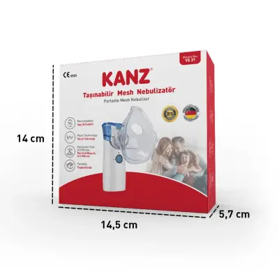 Kanz Taşınabilir Mesh Nebulizatör Şarjlı - 19