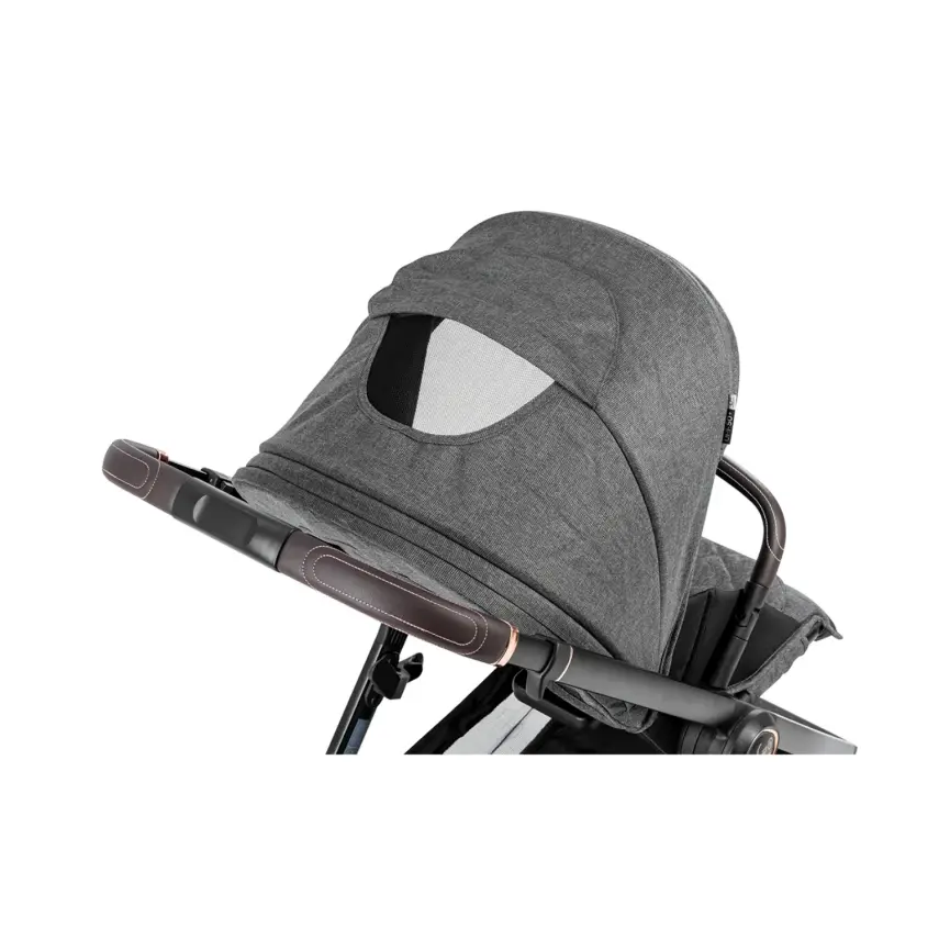 Kanz X-Go Ultimate Çift Yönlü Travel Sistem-Seyahat Sistem Bebek Arabası Rose Gold Gri - 6