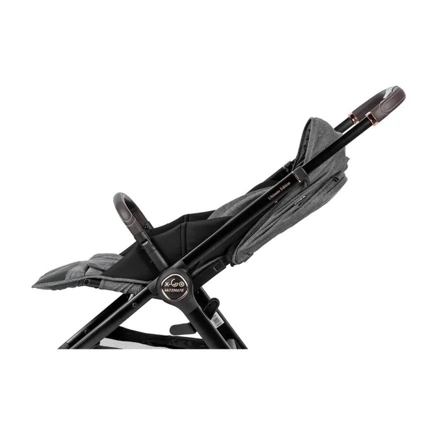 Kanz X-Go Ultimate Çift Yönlü Travel Sistem-Seyahat Sistem Bebek Arabası Rose Gold Gri - 19