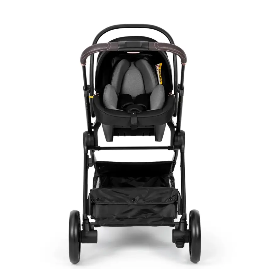 Kanz X-Go Ultimate Çift Yönlü Travel Sistem-Seyahat Sistem Bebek Arabası Rose Gold Gri - 14