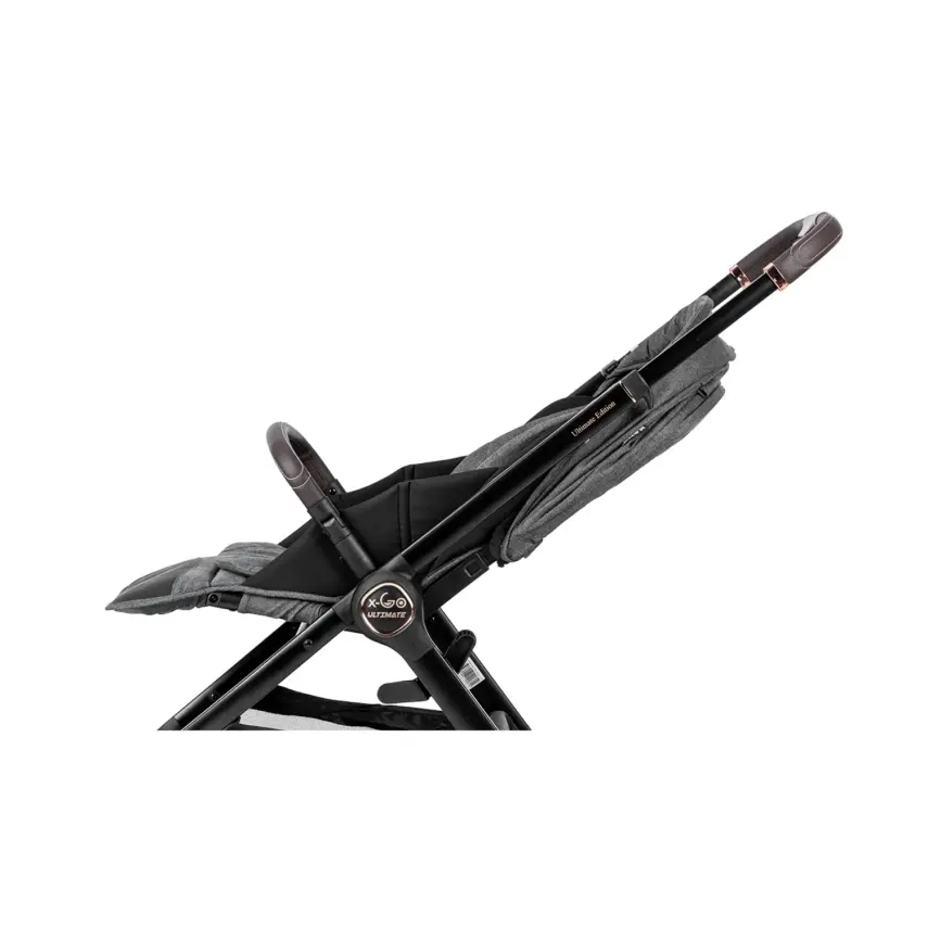 Kanz X-Go Ultimate Çift Yönlü Travel Sistem-Seyahat Sistem Bebek Arabası Rose Gold Gri - 15