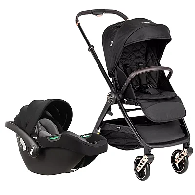 Kanz X-Go Ultimate Çift Yönlü Travel Sistem-Seyahat Sistem Bebek Arabası Rose Gold Siyah